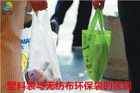 塑料袋与无纺布环保袋的区别图片