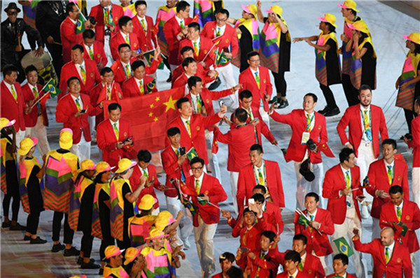 里约奥运会中国运动健儿